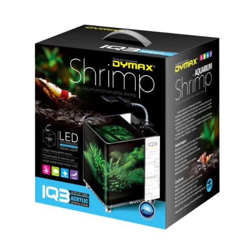 אקווריום דגים ושרימפסים של חברת דיימקס dymax shrimp aquarium for fish and shrimp keeping