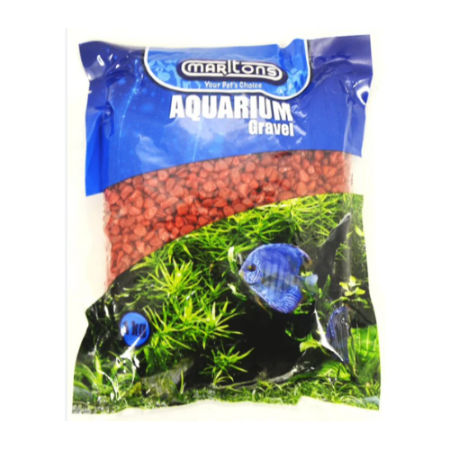 מצע חצץ לאקווריום צבע חום marltons aquarium gravel brown