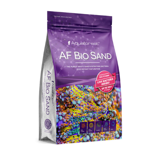 מצע למים מלוחים אקווה פורסט חול חי AF Bio Sand