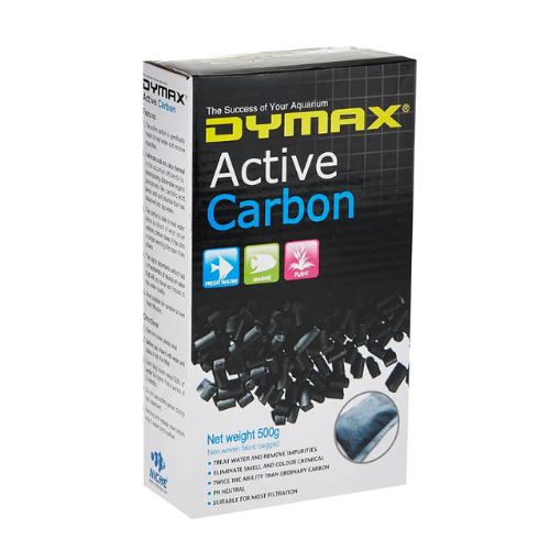 פחם פעיל 500 גרם של חברת דיימקס dymax active carbon 500g