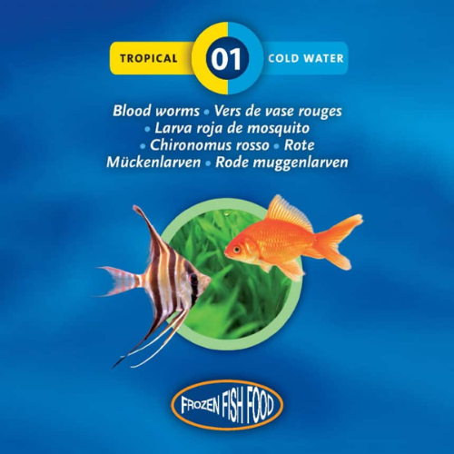 תולעי דם Blood Worms FROZEN FISH FOOD